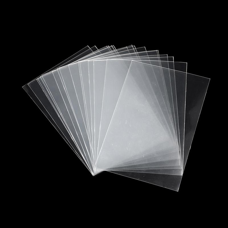50Pcs Korea Card Sleeves Clear Acid Photocard Holographic Protector Film Album