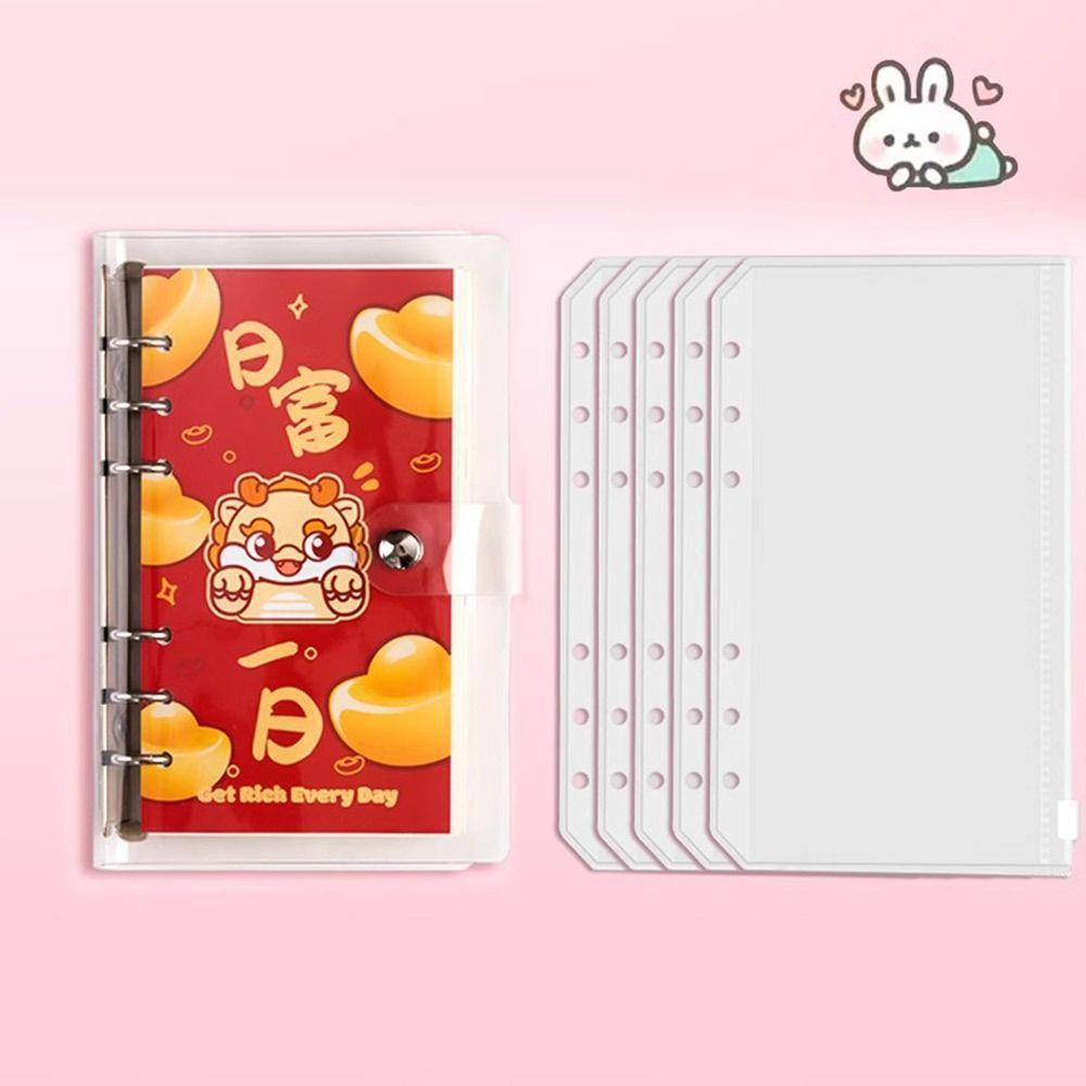 Sparen Sie Geld Mini Binder Einsparungen Herausforderung Große Kapazität Einsparungen Herausforderungen Blätter Liebhaber