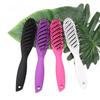 Durable Hollow Out Massage Combs Anti-static Detangling Hair Brush Salon Curved Vent Comb
