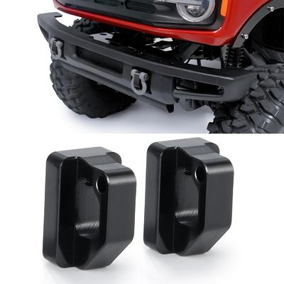 TRZX 2 peças Alumínio Engate RC Manilha de Reboque Gancho de Reboque para Escala 1/10 Traxxas TRX-4 Bronco Acessórios para Carro RC Crawler