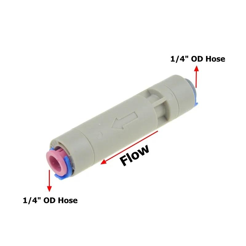 Cot Apă RO Supapă de Sens Dreaptă Fiting Cuplare Rapidă 1/4 3/8 Furtun 1/8" Tată Sistem Osmoză Inversă Conector Tub Plastic