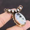 Rainbow Moonstone Pendant Copper Pendant Handmade Jewelry Stylish Pendant Gemstone Copper Jewelry Anniversary Gift For Mom Moonstone Jewelry