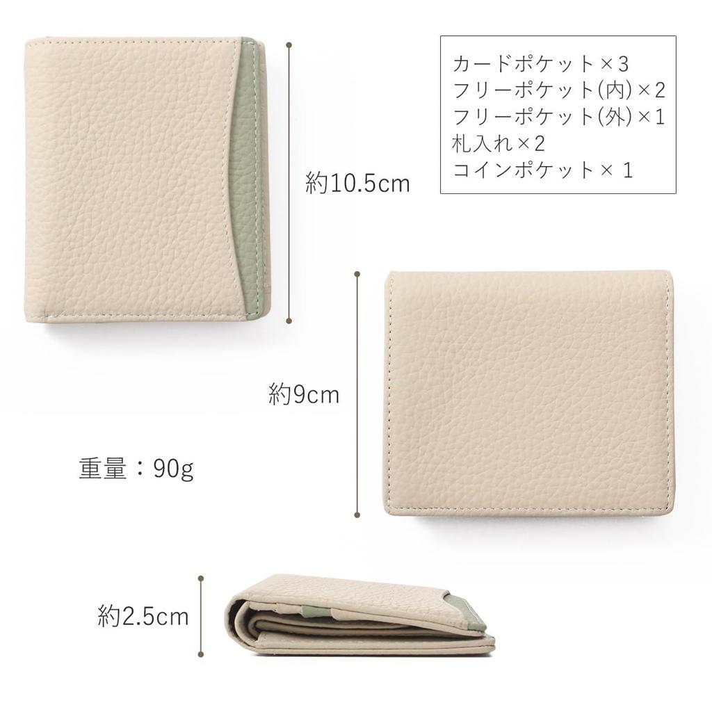 Blanc Pomme Women's Genuine Leather Bi-fold Mini Wallet, Stylish, Bp-1084, DBlue