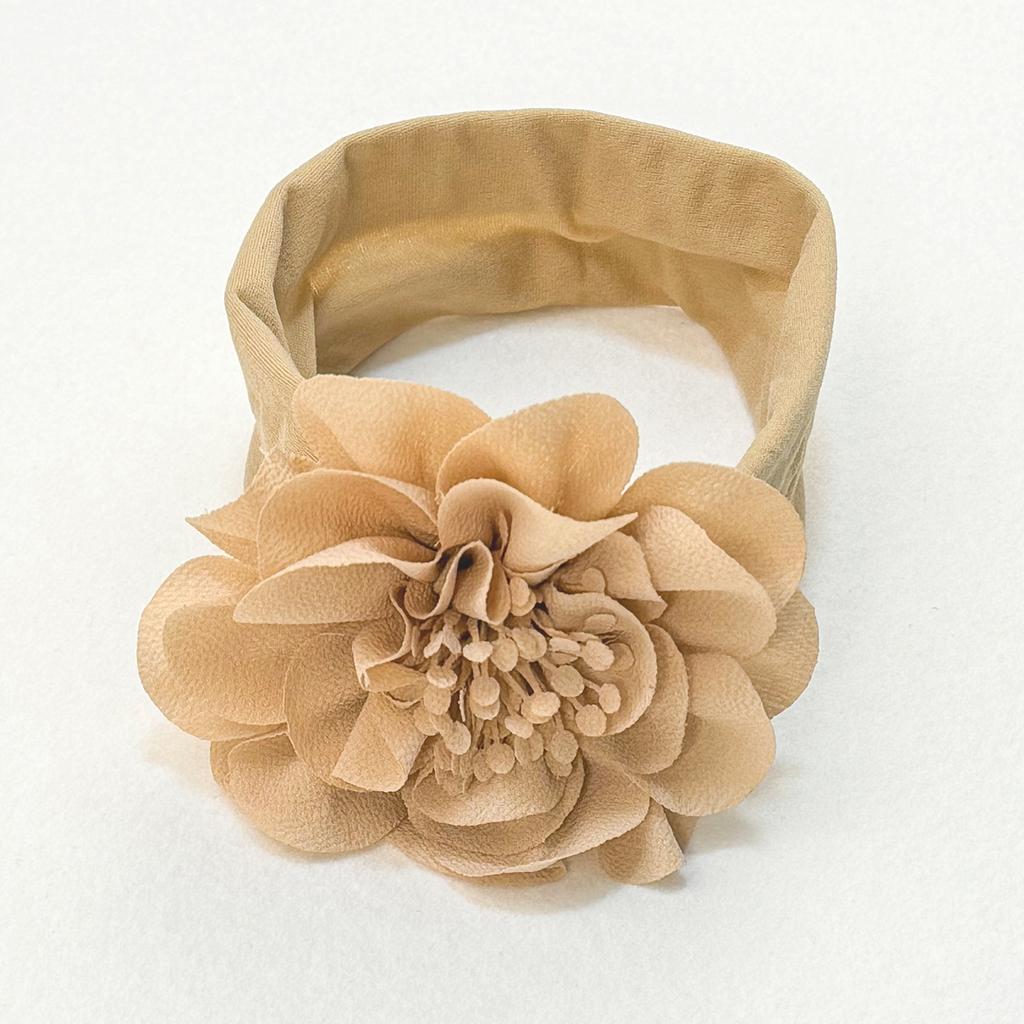 1PC Chiffon Flower Headbands Baby Girls Elastic Nylon Headbands for Baby Newborn Girls Floral Hairbands Party Hair Accessories