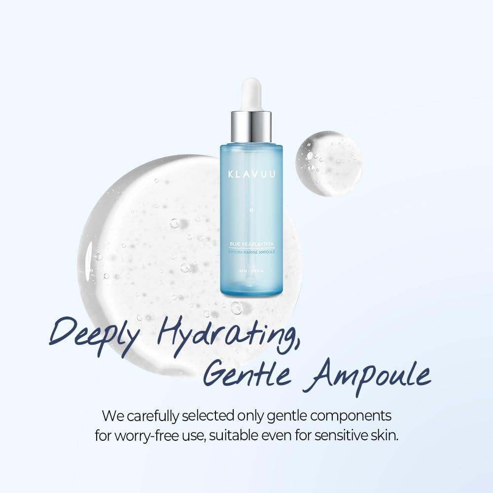Klavuu Hydra Marine Ampoule - Deep Hydrating & Radiance, 50ml