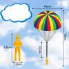 5pcs/lot Hand Throw Parachute Army Man Flying Toys for Kids Tangle Free Throwing Toy Parachute kids Outdoor Easter Chrismas Toys