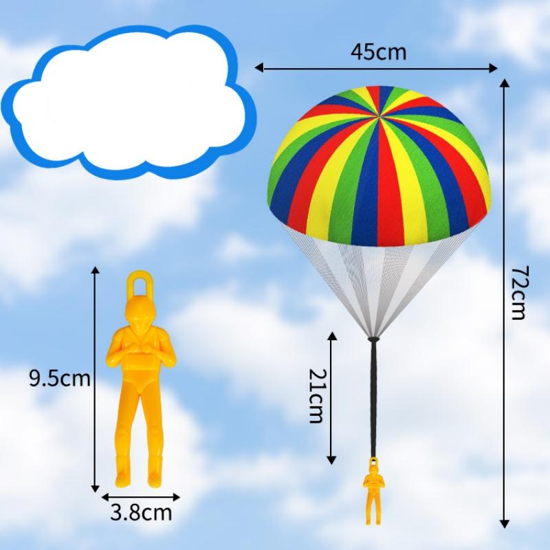 5pcs/lot Hand Throw Parachute Army Man Flying Toys for Kids Tangle Free Throwing Toy Parachute kids Outdoor Easter Chrismas Toys