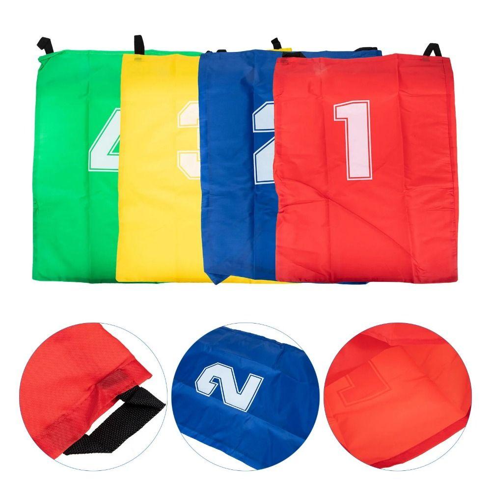 4pcs Colorful Kids Field Race Bag Foldable Kangaroo Jumping Bag  Interactive Sense Training
