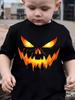 Children's Halloween T-Shirt 3D Print Funny Tops Festival Short Sleeve Baby Clothes 2-10y Halloween Gift for Boys Girls Clothing