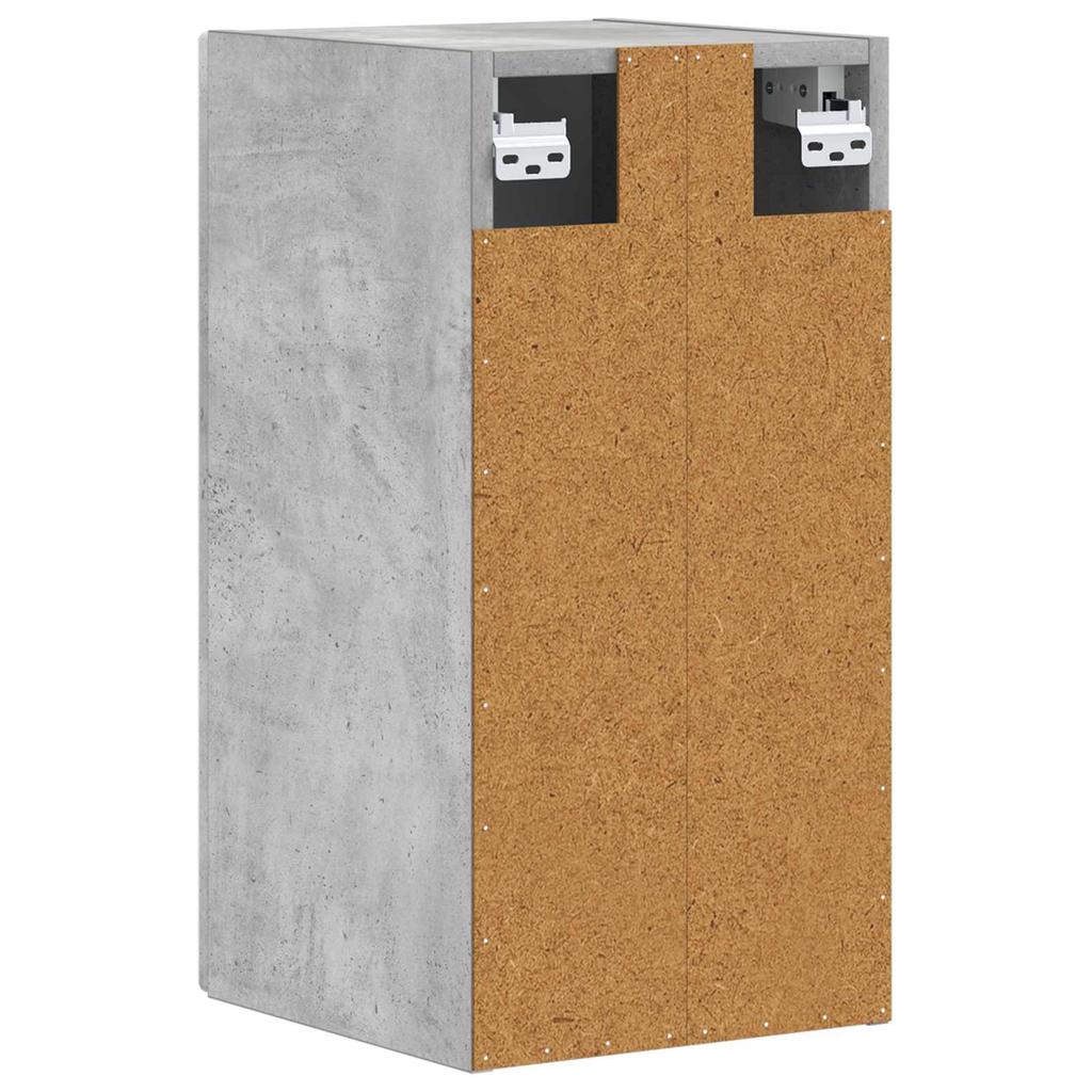 Bathroom Wall Cabinet UTRECHT Concrete Gray 30 x 31 x 59 cm