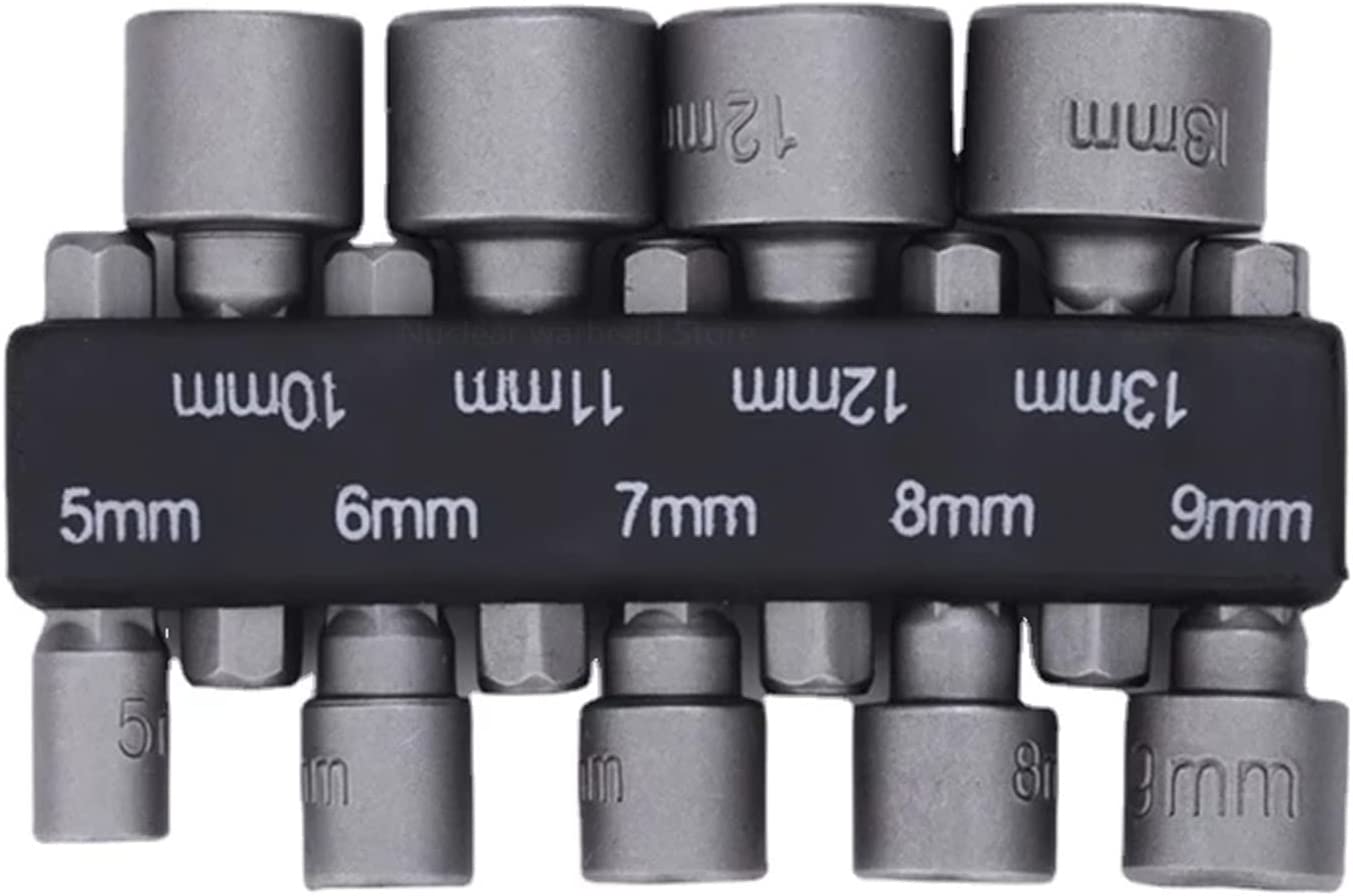 

9pcs or 14pcs/set 5mm-13mm Hex Sockets Sleeve Nozzles Nut Driver Set Screwdriver Set Bits Sets Tools Socket Wrenches