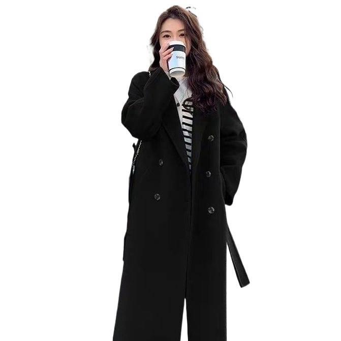 Manteau Élégant en Laine Française de Luxe Léger pour Femmes - Automne/Hiver