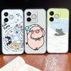 Phone Case For Honor 600 Lite 500 Smart 5G Cute Fish Bubble Phone Cover Soft Transparent Silicone Anti Slip Lightweight Funda