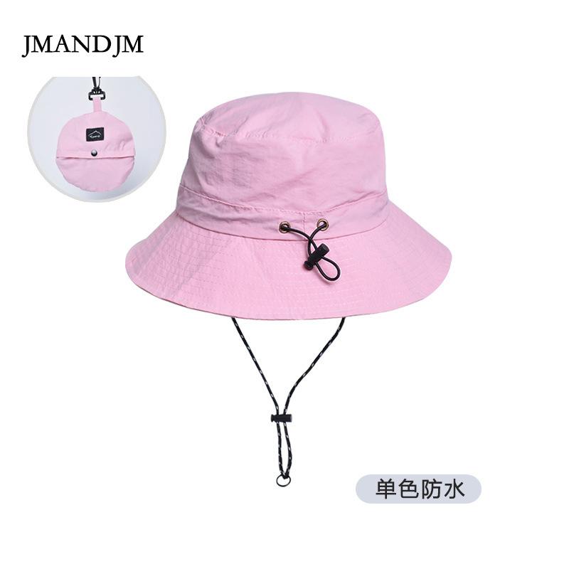 Neuer Sommer wasserdichter Fischerhut Herren Outdoor Angeln Bergsteigen Hut faltbare Aufbewahrung Farbabstimmung Sonnenschutzhut Kinder