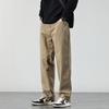 Autumn New Black Velvet Thickened Versatile Casual Pants Men's Loose Straight Trendy Brand Wide-leg Men's Pants Tide
