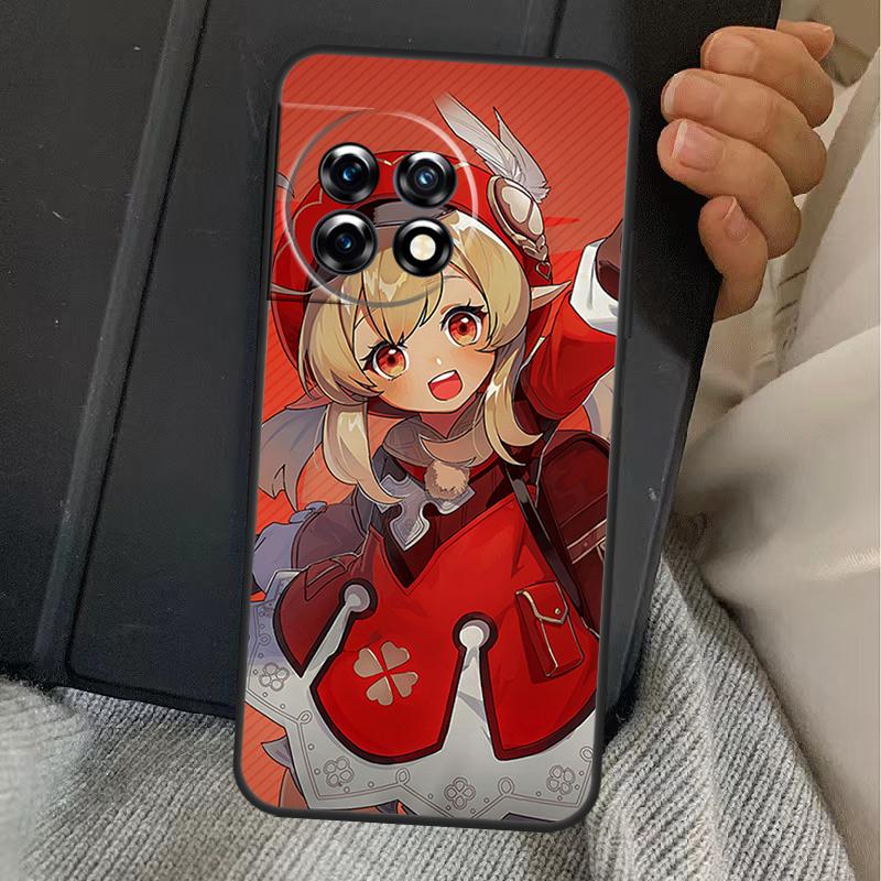 Genshin Impact Klee Game Case For OnePlus 15 13 12 11 13R 13T 10T 10R 12R OnePlus Nord 5 CE 2 3 4 Lite N20 N30 Cover
