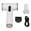 Cordless Hair Dryer USB Rechargeable Powerful 200W Fast Drying Blow Dryer with Nozzle for Home Trave