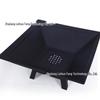 Oeny Outdoor Square Fire Pit & BBQ Grill