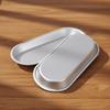 4PCS Oval Hot Dog Bread Mold Non-stick Strip Bread Pan Easy To Clean Hotdog Bun Pan  Oven