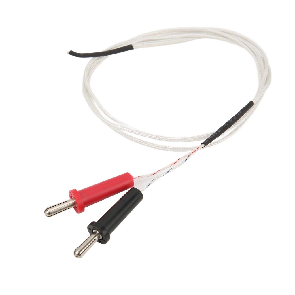 UA23 Temperature Probe Cord 4mm Thermocouple Sensor ?50~400 Celsius  Double Head Thermocouple with Large