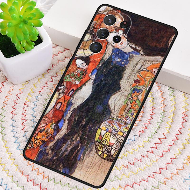 Kiss by Gustav Klimt Silicone Phone Case For Samsung Galaxy note 10 pro S26 S25 S24 S23 S22 S21 Plus S25Ultra Capa Cover