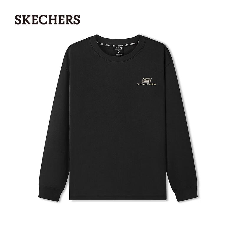 Skechers Unisex Loose Fit Knit Long Sleeve T-Shirt L126U003