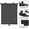 Car Side Window Sun Shade Retractable Auto Roll Curtain Visor Protects Baby and Kids Car Interior 40 * 60cm Black