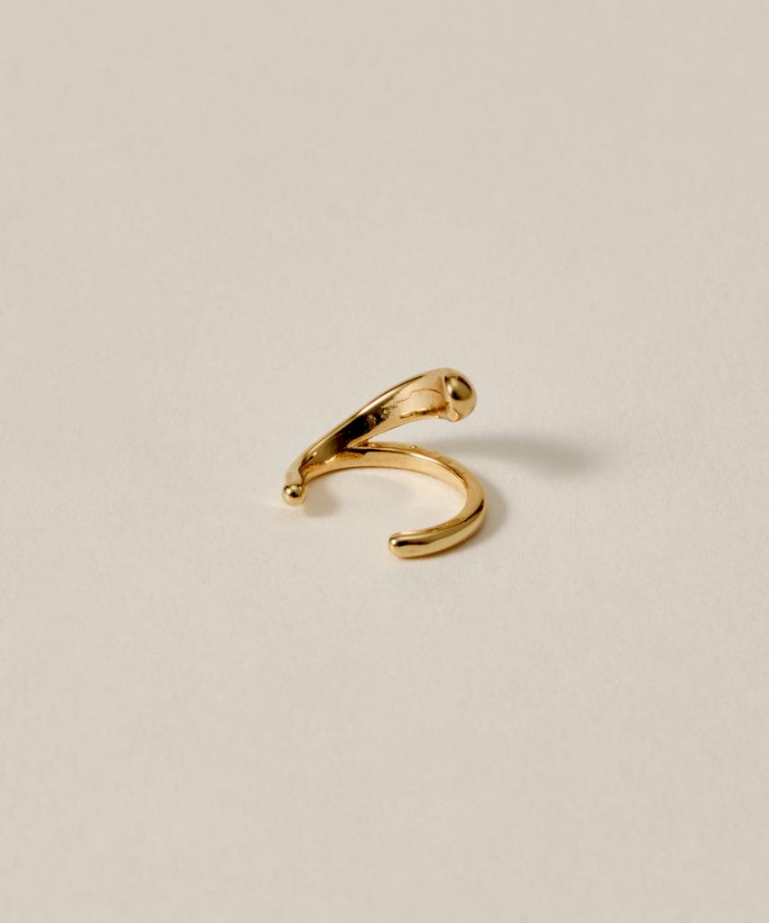 Novice Tokyo Mini Double Layered Ear Cuff / Gold