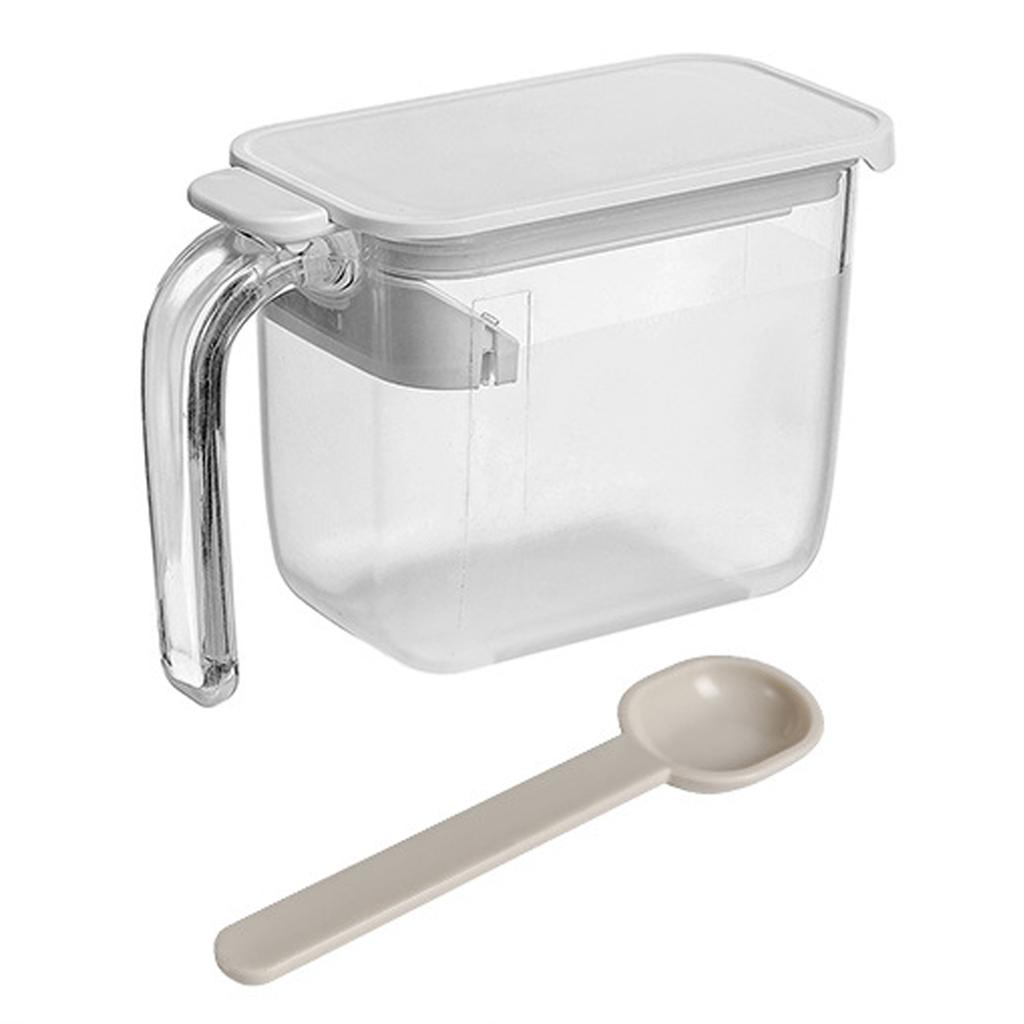 Transparente Gewürzbox Staubdichte Gewürzflasche mit Deckel Küche