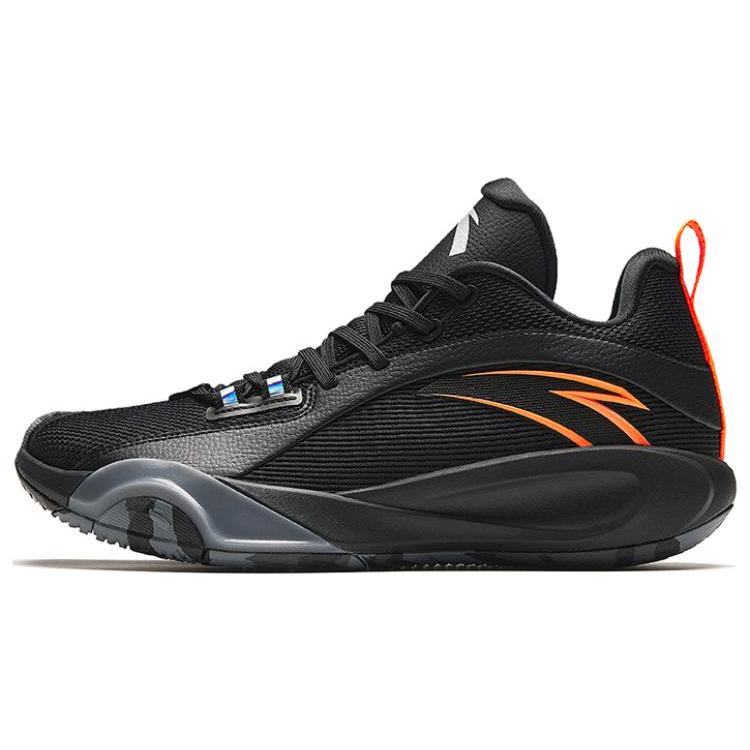 

New Anta Windhole 4 Wear Resistant Low Top Basketball Shoes Men s Black 112411605-2 44.5