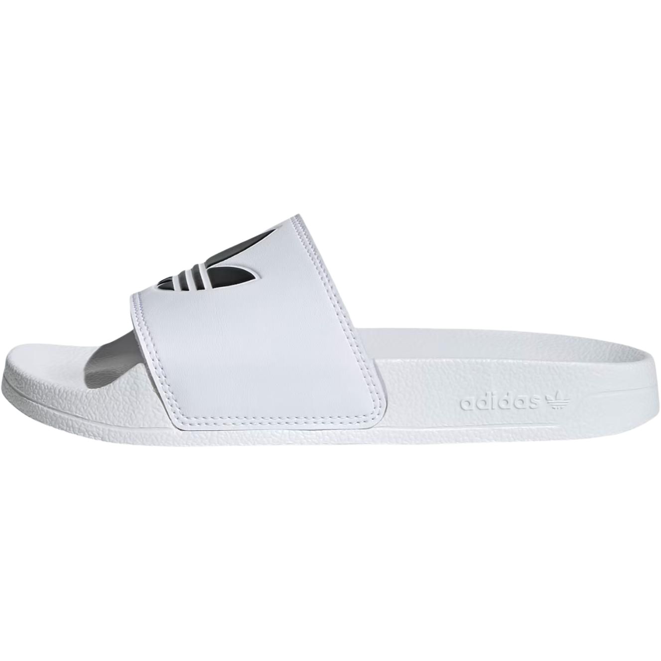 Adidas Originals ADILETTE LITE Synthetic Leather Kids  Slippers White Black Teenagers EG8272 36.5