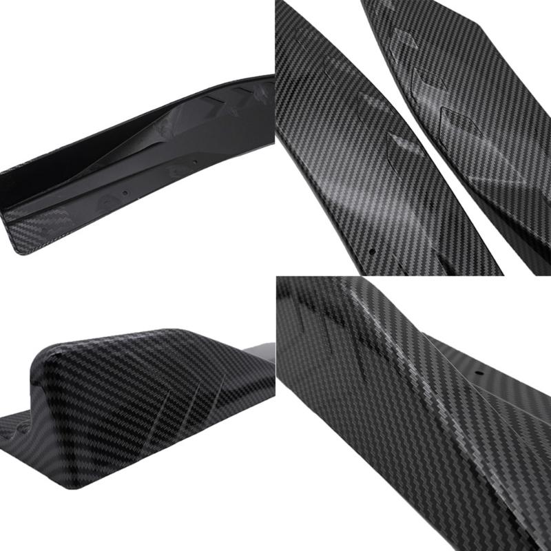 Protector de esquinas de parachoques trasero mejorado, faldones laterales, par de alerones de protección lateral para modificación de automóviles y protección contra colisiones