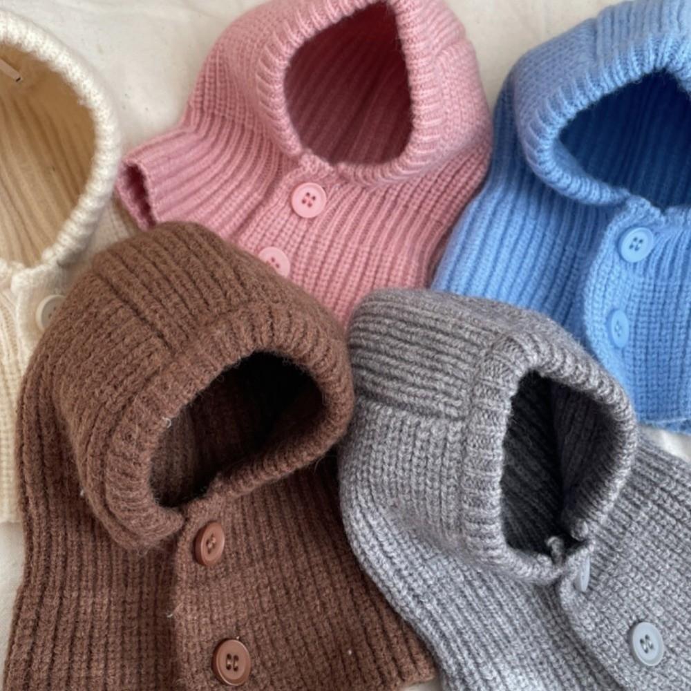 Fashion Dog Knitted Hat Soft Dog Head Cover Cute Cat Bear Hat for Dog Cat