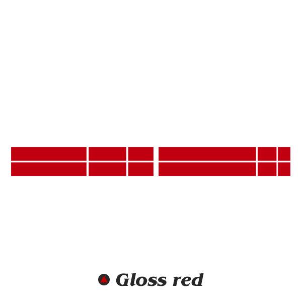 Ford Mustang Motorhaubenstreifen Aufkleber - GT Parallellinien Aufkleber zur Autodekoration