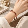 4PCs Pure Copper Cuff Bracelet Adjustable Bangle Jewelry Stylish Copper Bracelet  for Men and Women