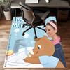 1pc Ms Rachel4 Design Printed Area Rug Carpet for Bedroom Living Room Home Decor Rugs Mat Non Slip Mat Rug for Bedside