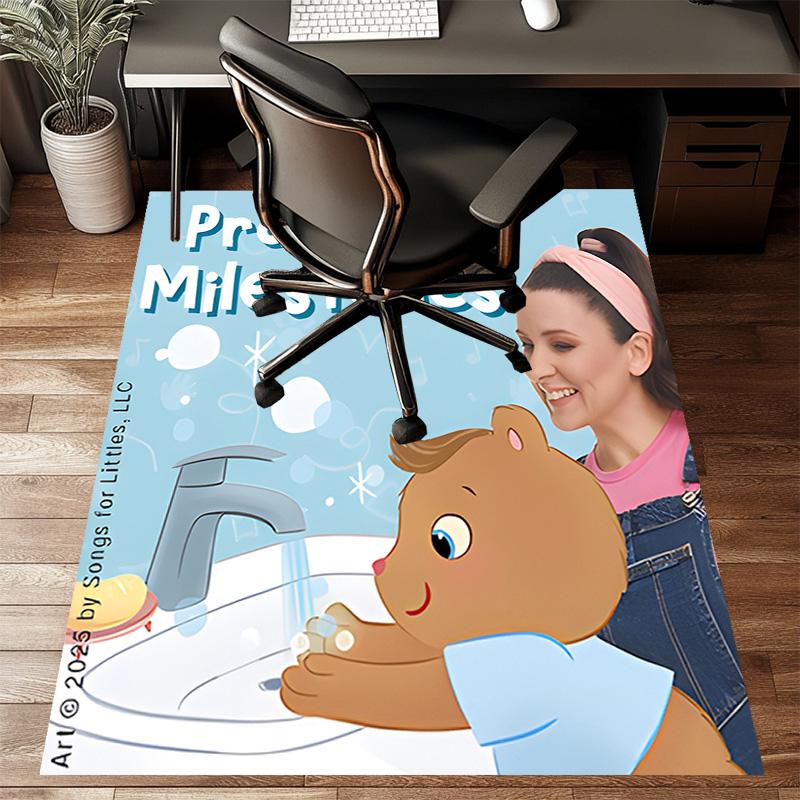 1pc Ms Rachel4 Design Printed Area Rug Carpet for Bedroom Living Room Home Decor Rugs Mat Non Slip Mat Rug for Bedside