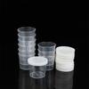 10Pcs/Set 20/30/50/100Ml Clear Liquid Pill Measuring Cups With Lids Travel Pill Organizer Cup Container For Liquid Medicine