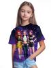 Kpop Cartoon Print Grafik Kinder T-Shirts Lustiges Geschenk für Fans Harajuku T-Shirts Sommer Oberteile Kurzarm Oberteile Kinderbekleidung