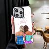 Best Friends Forever Girls Soft Phone Case for iPhone 15 16 17 Pro Max 17Air 16E 14 Plus 13 12 Mini Shockproof Cover Back Shell