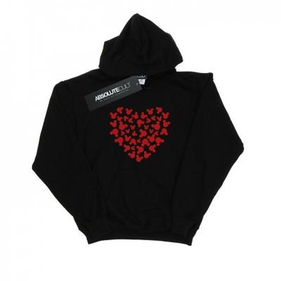 Mens Mickey Mouse Heart Silhouette Hoodie