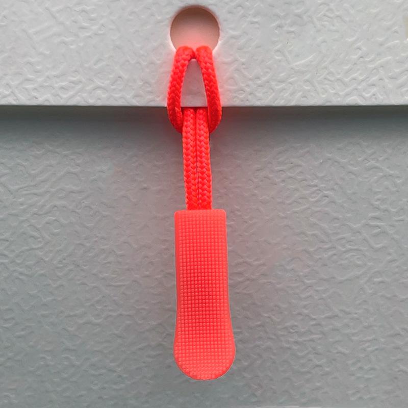 Available: Black Detachable Zipper Pull Lanyard with Silicone Rope.