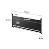 Yamazaki Jitsugyo Range Hood Steel Panel & Hook Black W55.3 X D4.3 X H22.7cm (Hook Included) Tower Floating Storage Kitchen Panel Magnet Storage 1734