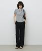 MONGDOL Button Pocket Straight Pants Black Mdpt078Black