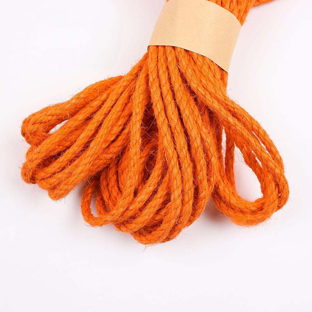 Jutový motouz pro škrabadlo Škrabadlo pro kočky Náhradní lano pro kočku Stromová věž Řemesla Zahradnická houpací síť Domácí dekorace (33 FT)