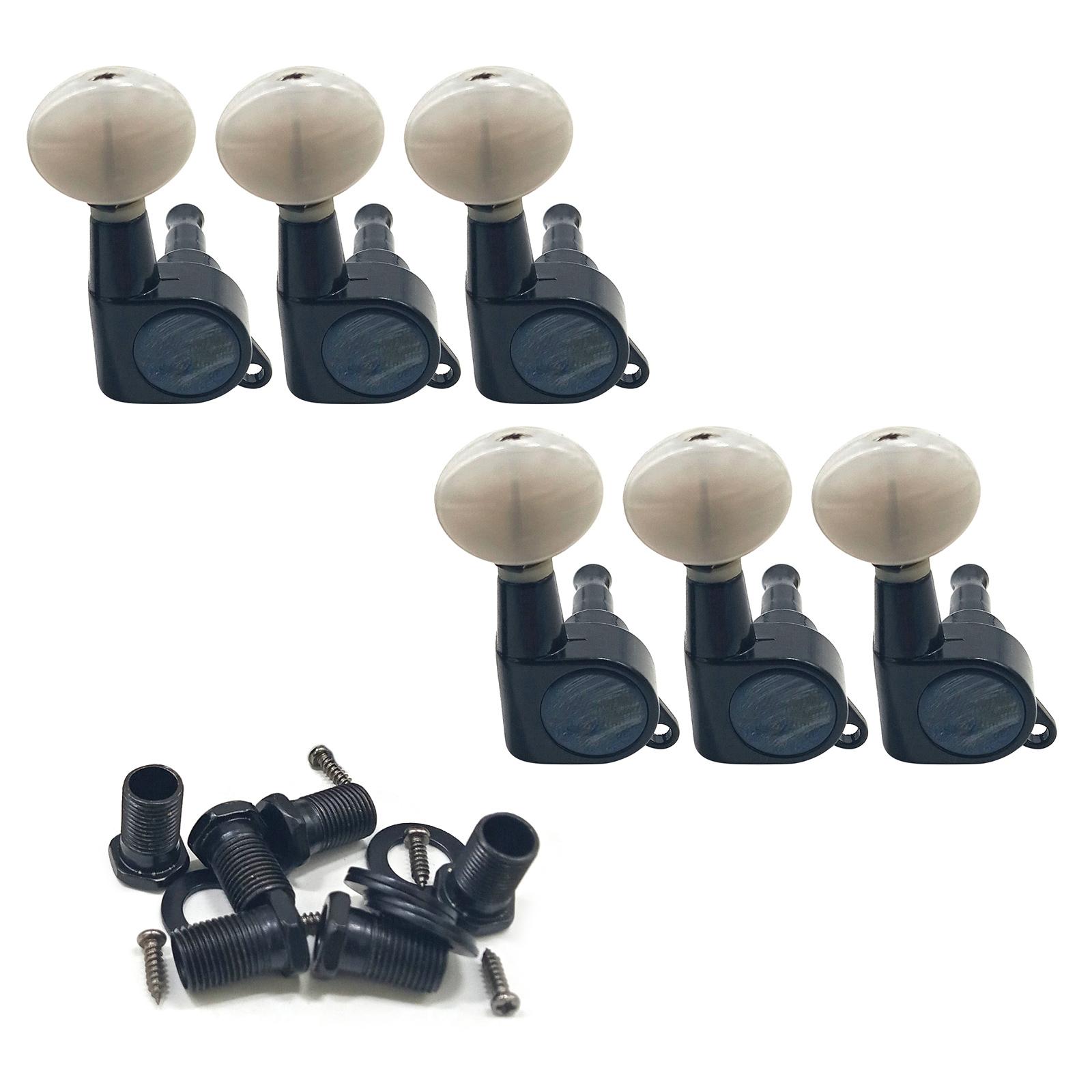 Metal Guitar String Tuning Pegs Full Closed Guitar Tuning Keys Universal Acoustic Guitar Knobs Machine Head Durable