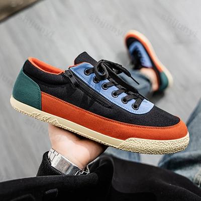 Mode 2025 Herbst Neuer Modetrend Lässige Low-Top-Sportschuhe für Herren Atmungsaktiv Vielseitig Bequem Rutschfest Flache Sohle Sneaker