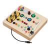 Light Sensory Board Learning Windmill Pattern Hand Eye Coordination Wooden Educational Switch