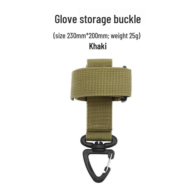 Militärischer taktischer Nylon-Karabiner: Outdoor-Handschuhhalter & Seilaufbewahrungshaken