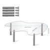 Bakery Stand Acrylic Cupcake Stand Tabletop Display Clear Acrylic Easy To Assemble High-quality Material Sturdy